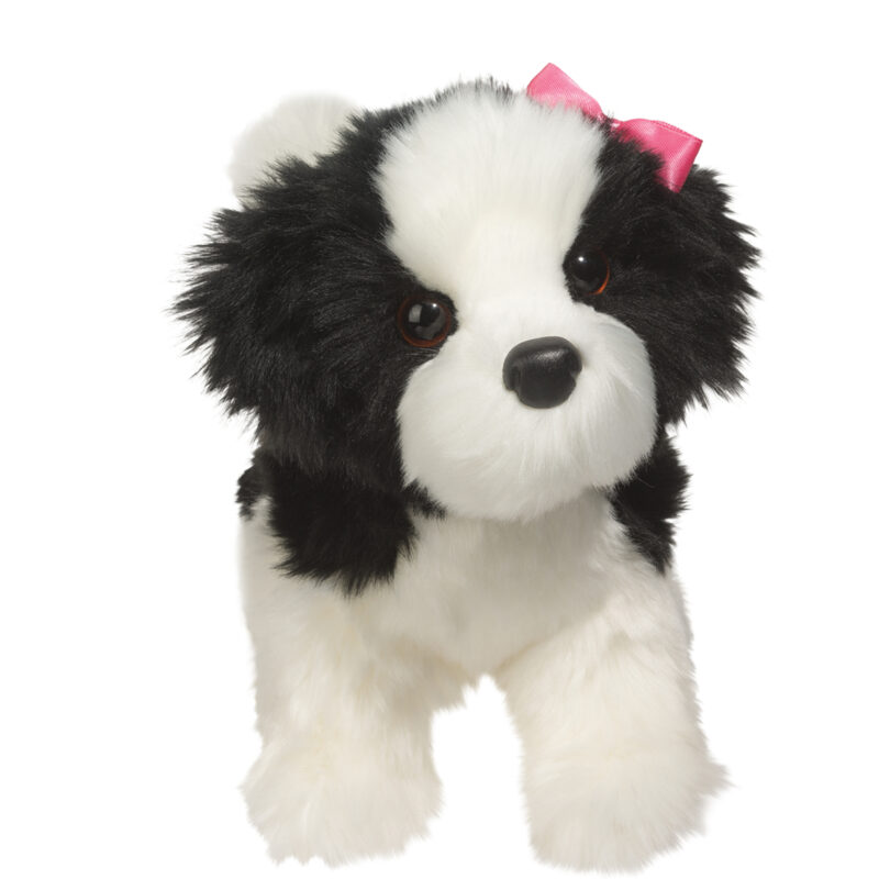 Poofy Shih Tzu Black & White