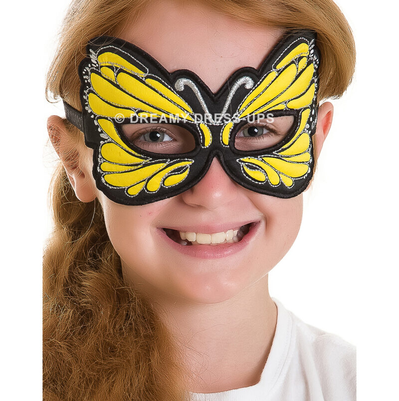 Mask , Yellow Butterfly - Image 3