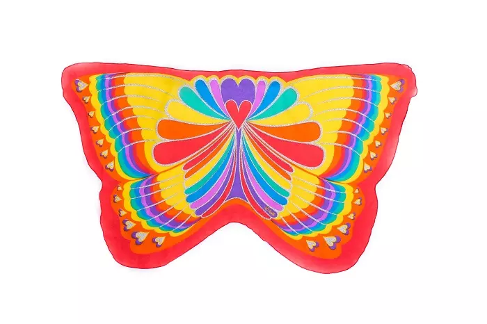 Wings , Red Rainbow Butterfly
