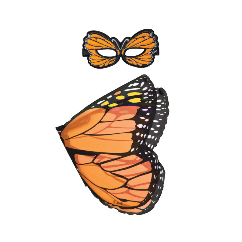 Mask & Wing Monarch Orange