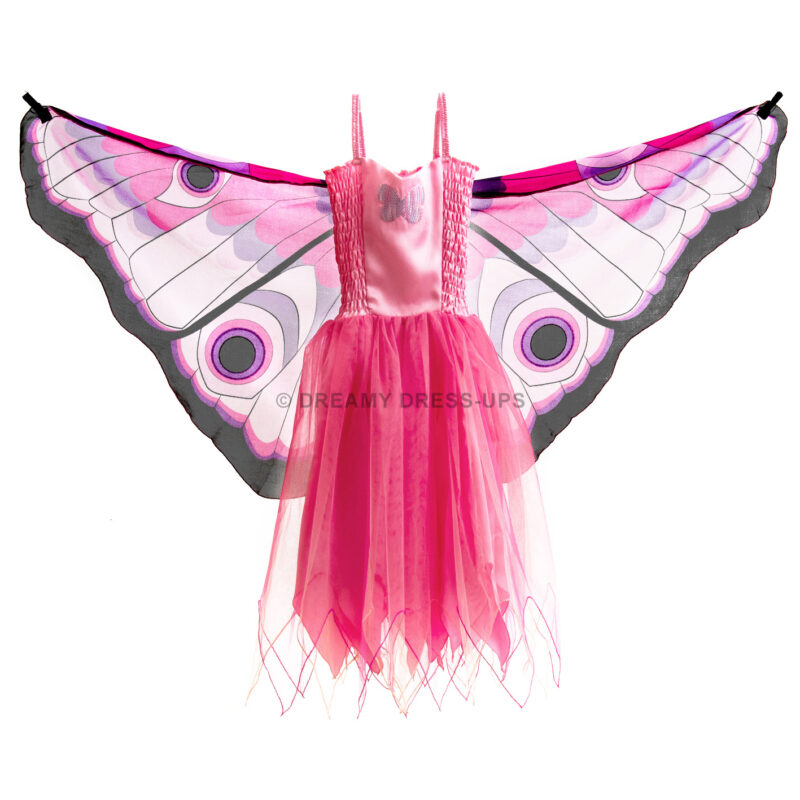 Dreamy Fly-Away Dress Pink Butterfly