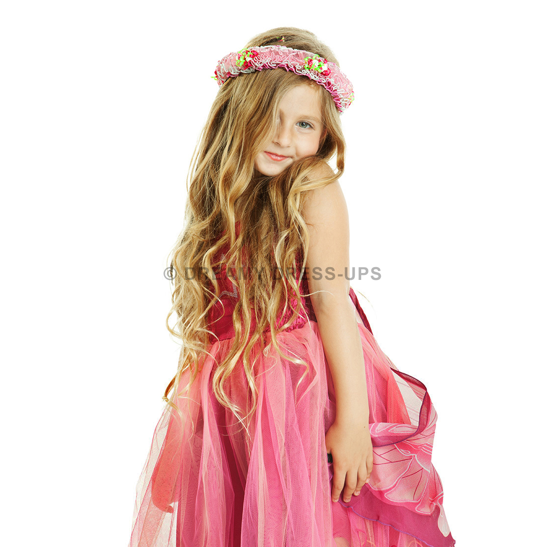 Dreamy Fly-Away Dress Pink Fairy - Image 2