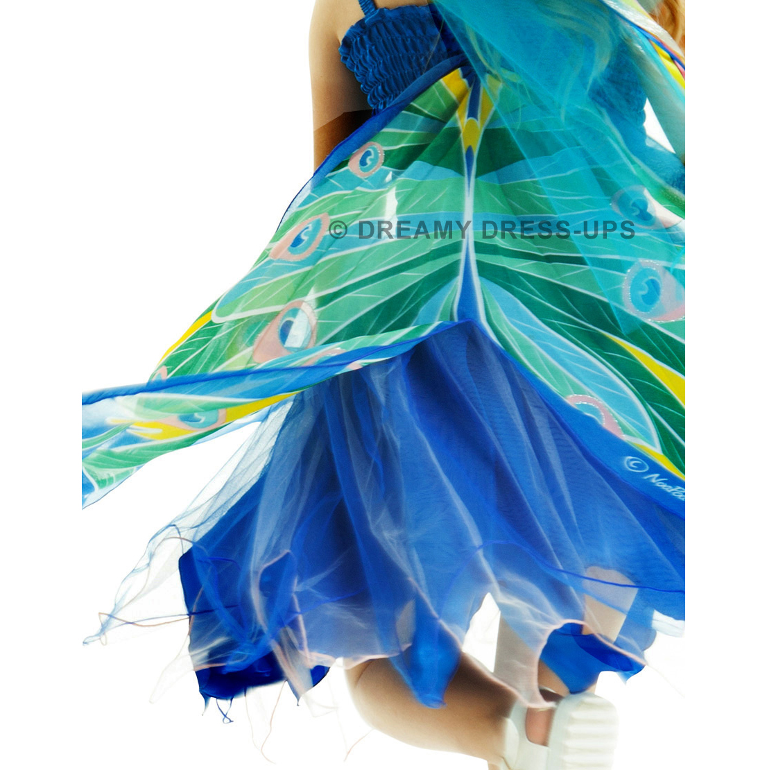 Dreamy Fly-Away Dress Peacock - Image 4