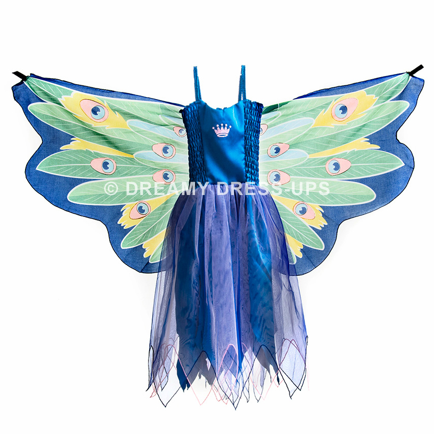 Dreamy Fly-Away Dress Peacock