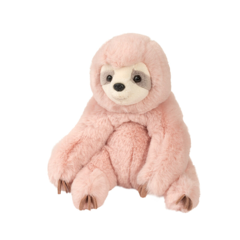 Mini Pokie Soft Pink Sloth (15cm sitting)